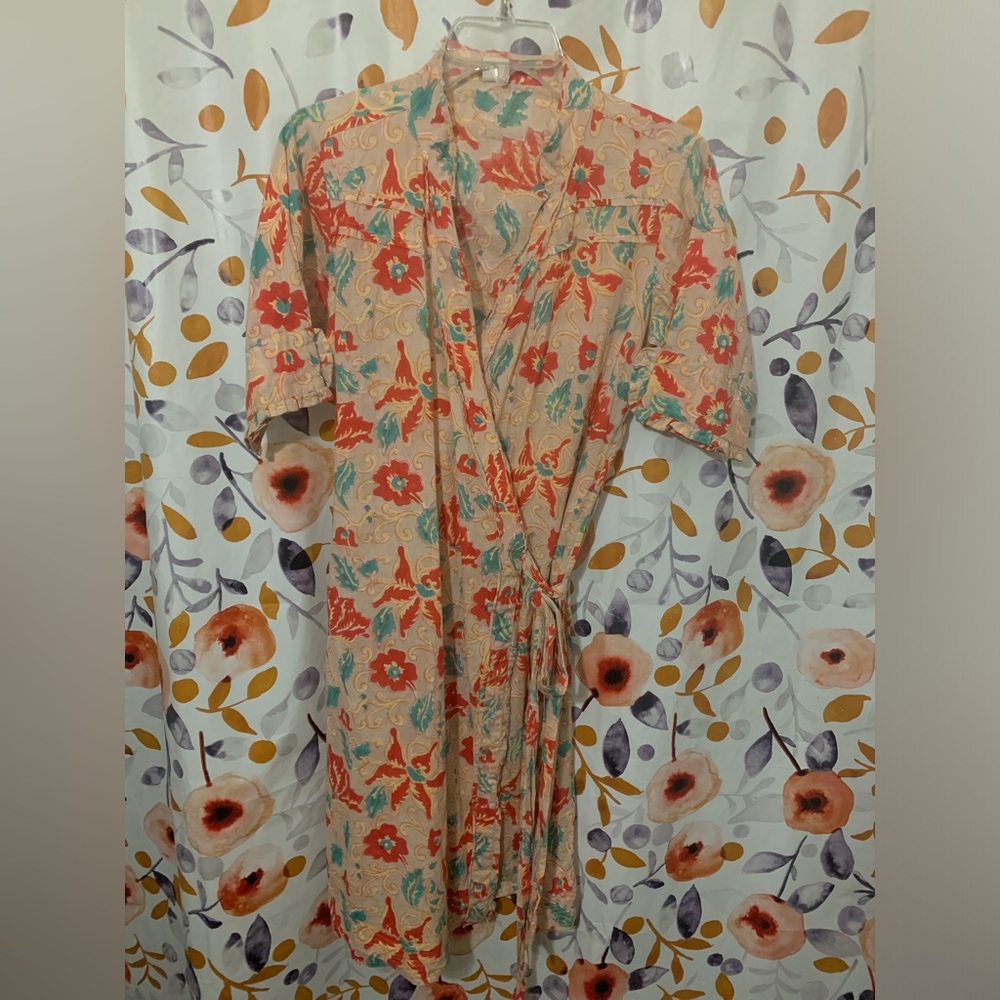 🔥5/$25 Floral Wrap Dress Sz S
